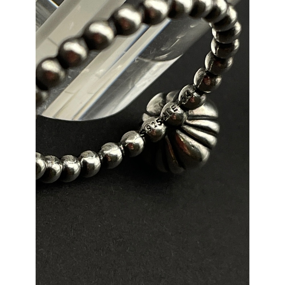 Lois Hill and Pandora Turquoise Stacking Rings Set Sterling Silver Balinese - Picture 12 of 16